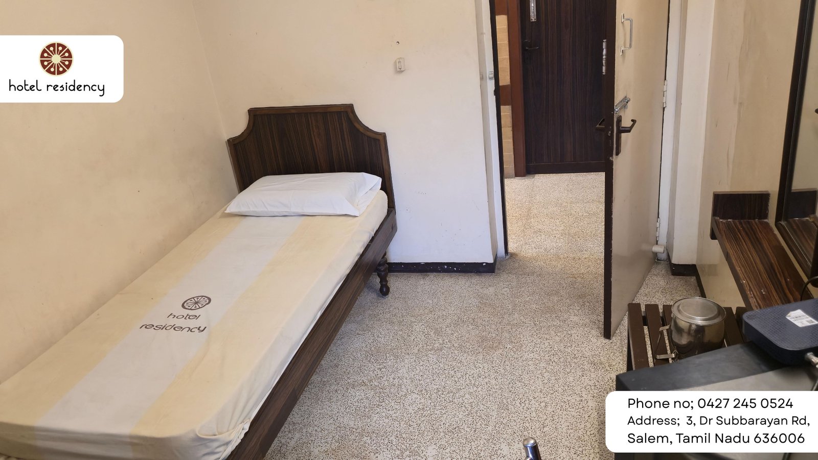 Top Rated Budget Rooms in Salem Hotel Residency
